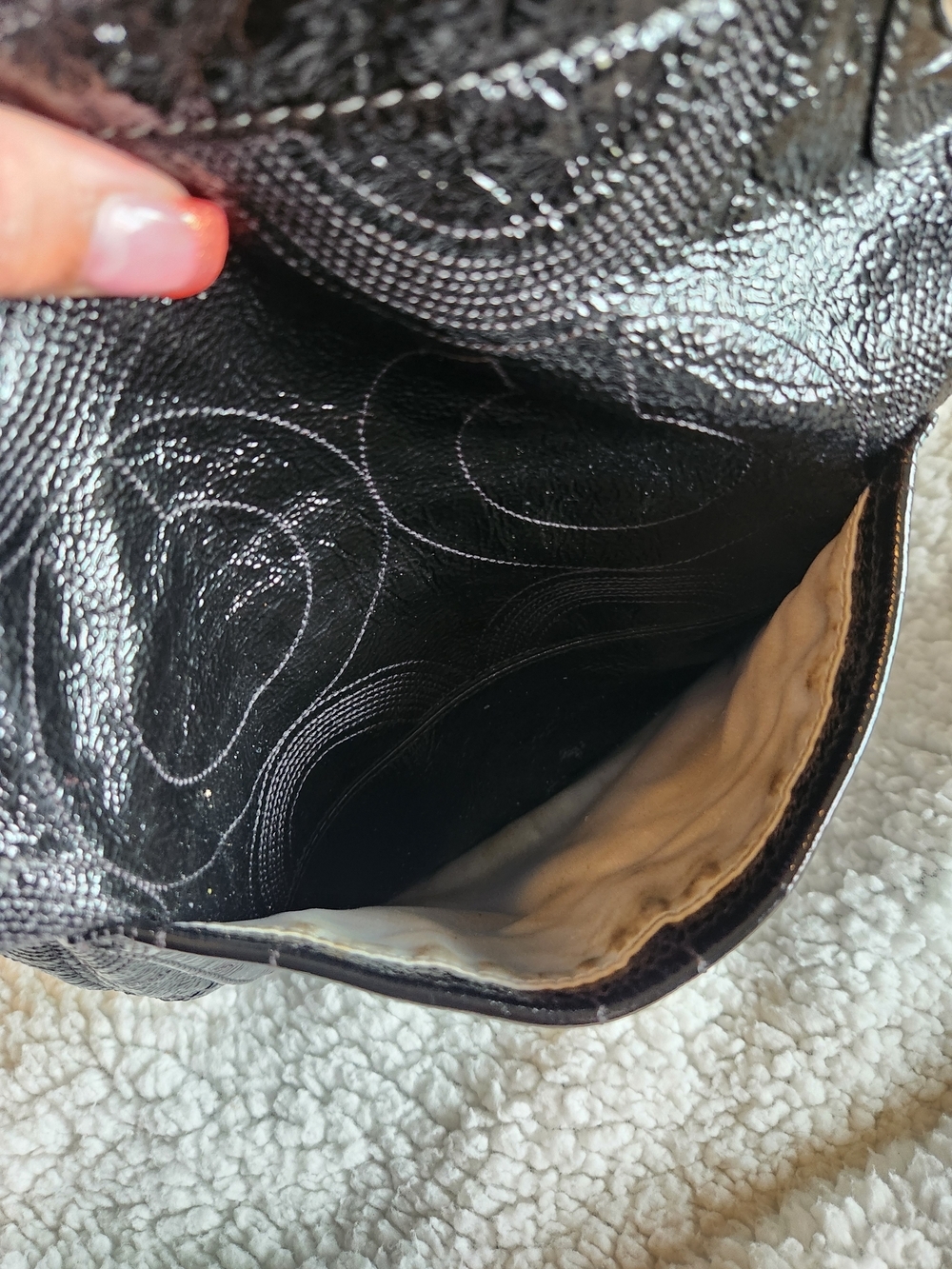 Coach Alex Patent Leather Tote Bag - Picture 12 of 16